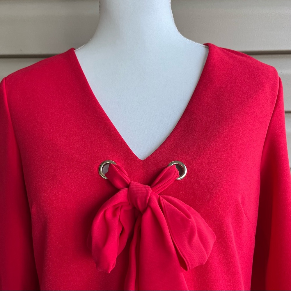 •Donna Morgan• A-Line Dress with Bow Detail - Size 8 - Picture 3 of 9